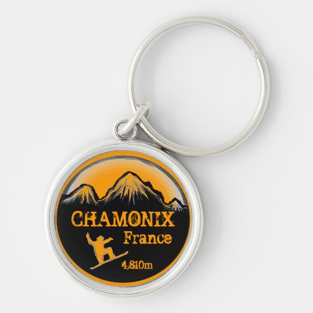Chamonix France Schlüsselanhänger (Vorne)