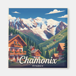Chamonix Frankreich Magnet