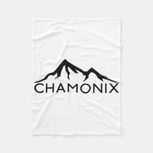 Chamonix Frankreich Skifahren Fleecedecke