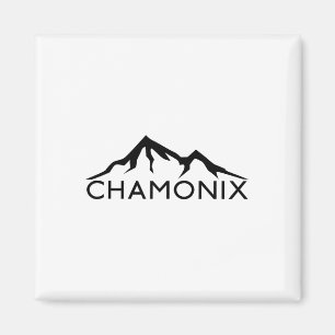 Chamonix Frankreich Skifahren  Magnet