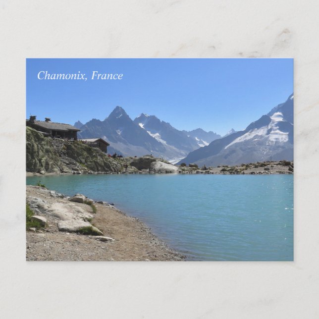 Chamonix Lac Blanc Postcard Postkarte (Vorderseite)