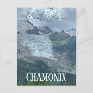 Chamonix, Mont Blanc, Alpes, Sommer Postkarte