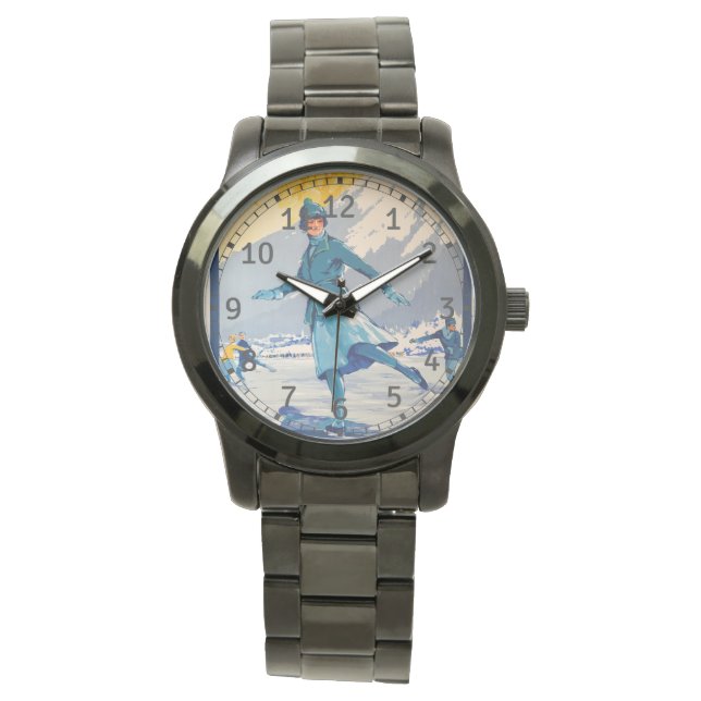 Chamonix - Mont Blanc Armbanduhr (Vorderseite)
