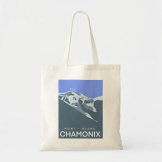 Chamonix, Mont Blanc, digitales Bild Tragetasche