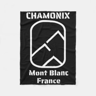 Chamonix Mont Blanc Frankreich Skifahren Snowboard Fleecedecke