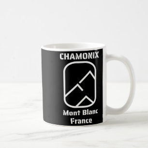 Chamonix Mont Blanc Frankreich Skifahren Snowboard Kaffeetasse