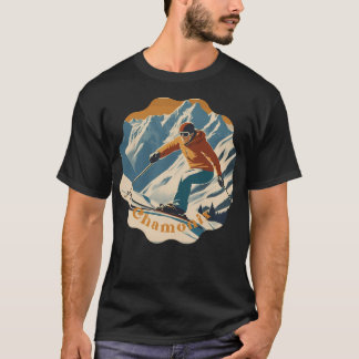 Chamonix Mont Blanc Frankreich - Vintage Travel T-Shirt