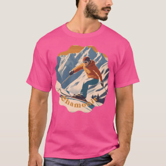 Chamonix Mont Blanc Frankreich - Vintage Travel T-Shirt