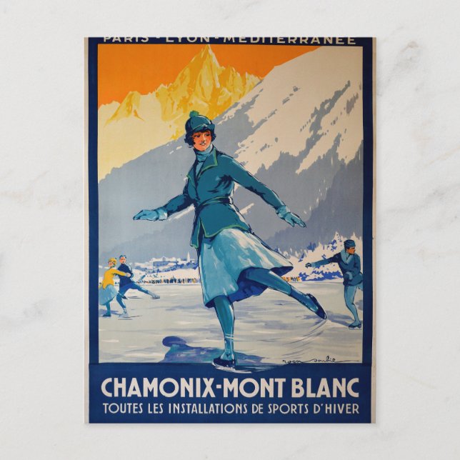 Chamonix - Mont Blanc Postkarte (Vorderseite)
