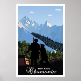 Chamonix, Mont Blanc, Reisen Poster
