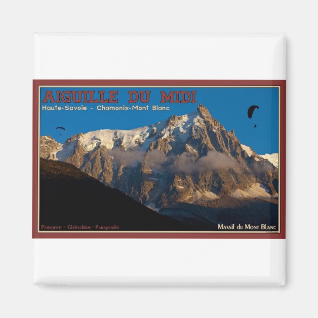 Chamonix - Paragleiter Magnet (Vorne)