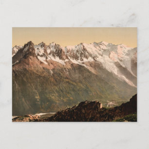 Chamonix-Tal vom Aiguille du Floria Savoyen Postkarte