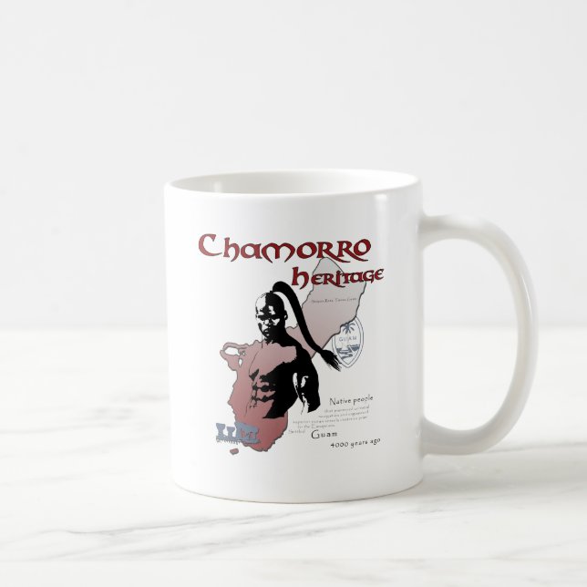 Chamorro Geistkopie Kaffeetasse (Rechts)