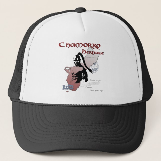 Chamorro Geistkopie Truckerkappe (Vorderseite)