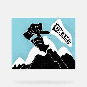 Champ - ASL-Design Acrylschild