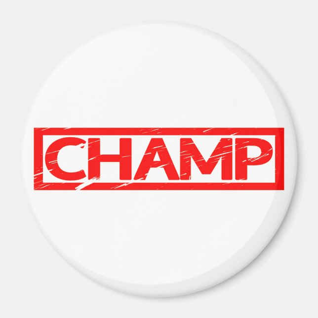 Champ-Briefmarke Magnet (Vorne)