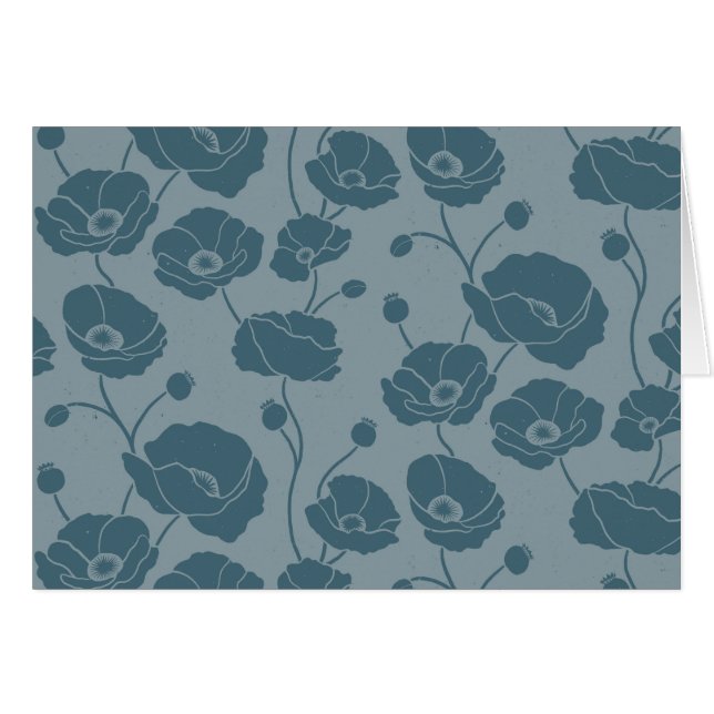 Champ de bleus de Poppies (Devant horizontal)