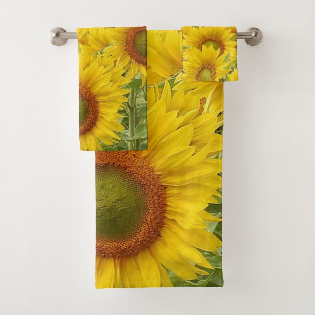 Champ de design des tournesols (En situation)