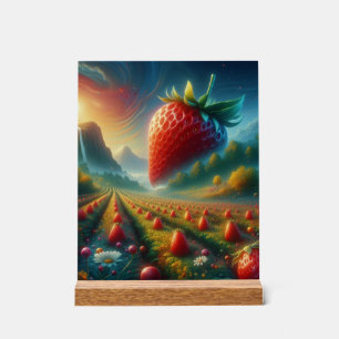 Champ de fraises de rêves