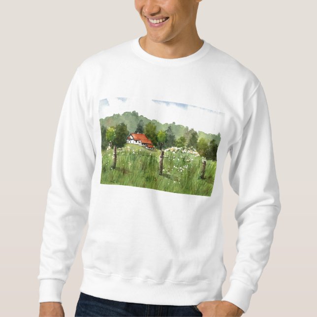 Champ de Henderson et sweatshirt de fleurs (Devant)
