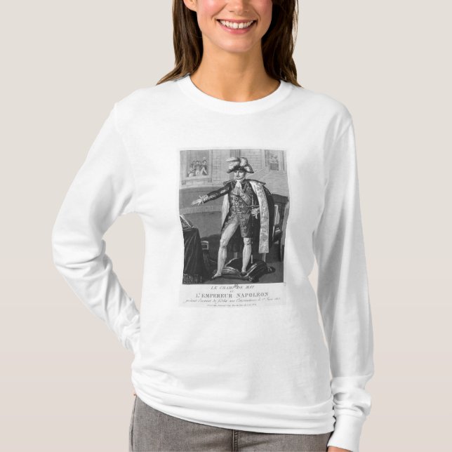 "Champ de Mai" oder Kaiser Napoleon I T-Shirt (Vorderseite)