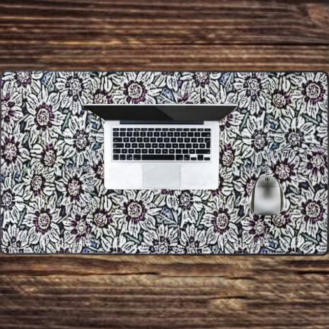 Champ De Marchés (If you love flowers, then this Field Of Daisies Desk Mat is for you!)