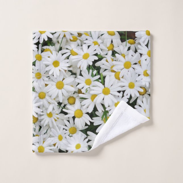 Champ des marguerites (Gant de toilette)