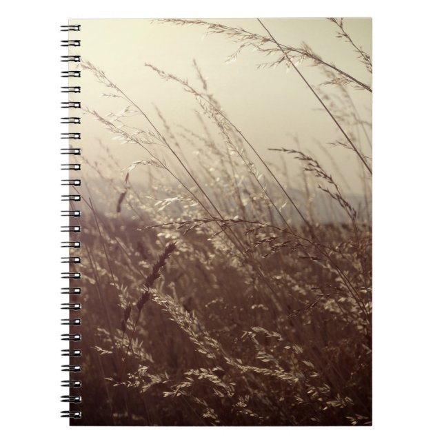 Champ d'herbe Carnet spiral (Devant)