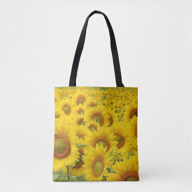 Champ du Sac fourre-tout de design des tournesols (Devant)