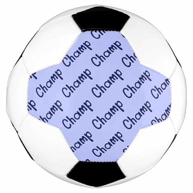Champ Pattern - Blau Fußball (Vorderseite)