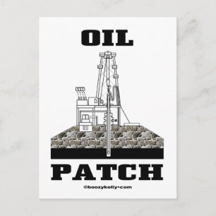Champ pétrolifère, Cartes postales