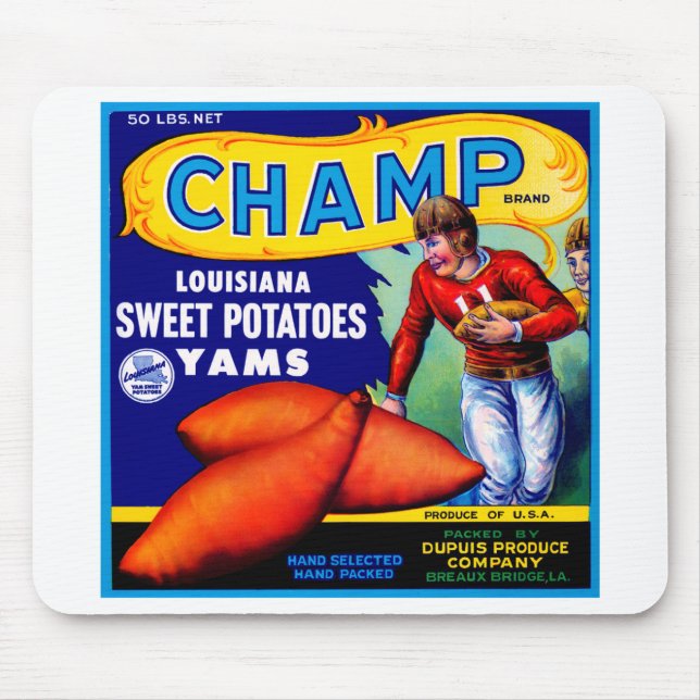 Champ Sweet Potato Mousepad (Vorne)
