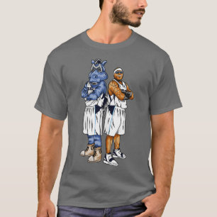 Champ und Mavs Man Dallas Mascot Toon Style Thirt T-Shirt
