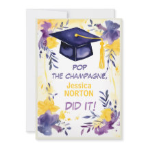 🎓Champagne Blooms Abschlussfeier