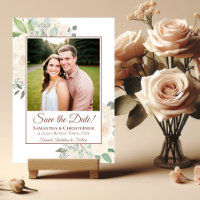 Champagne Blush Boho Foto Hochzeit