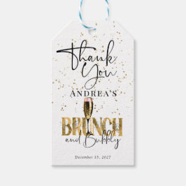 Champagne Brautparty Favor Geschenkanhänger
