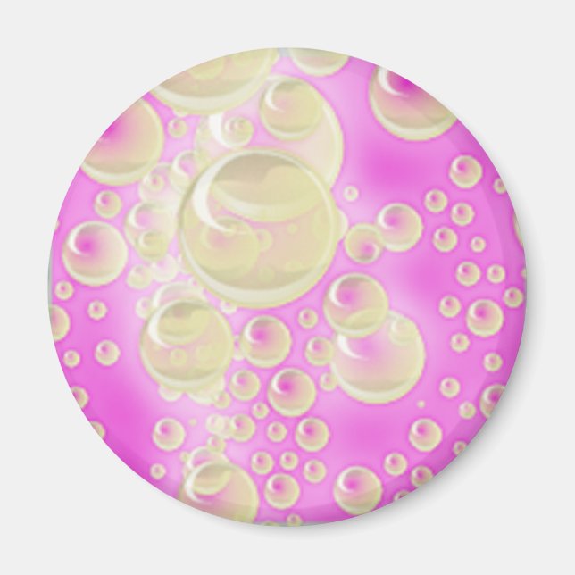 Champagne Bubbles Magnet (Vorne)