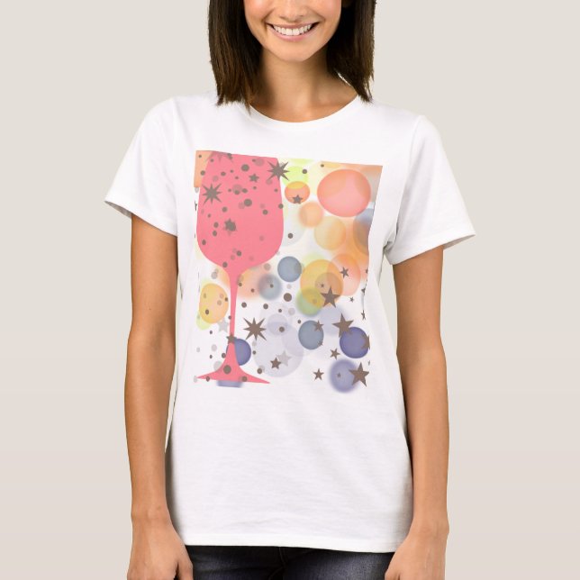 Champagne Bubbles T-Shirt (Vorderseite)