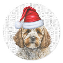 Champagne Cockapoo Dog Weihnachten