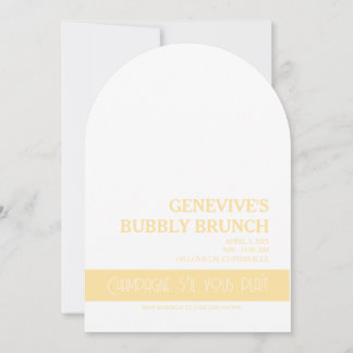 Champagne Coquette Einladung