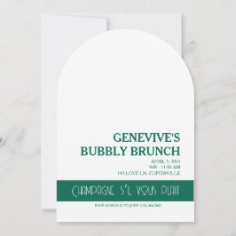 Champagne Coquette Einladung