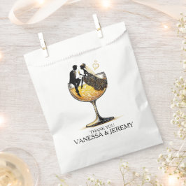 Champagne Couple Geschenktütchen