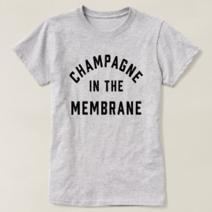 Champagne dans le T-shirt Membrane
