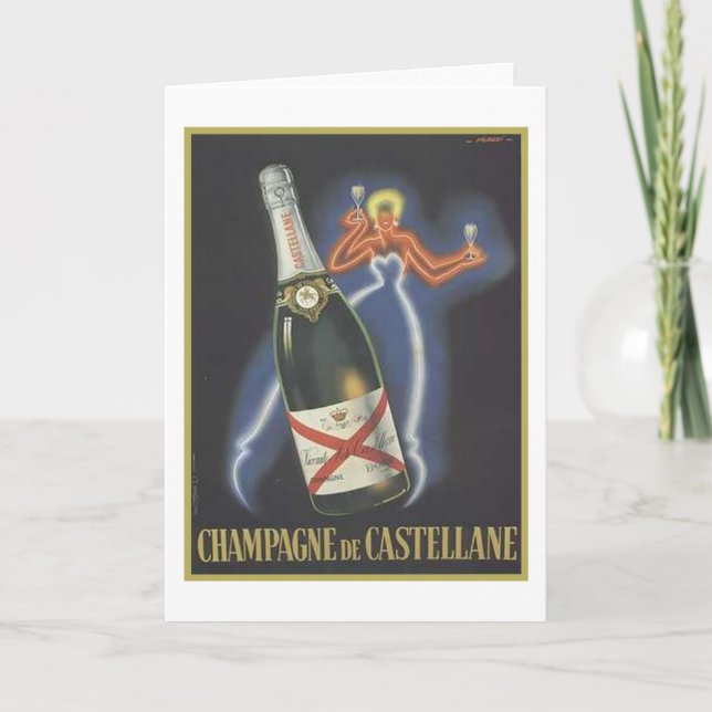 Champagne de Castellane Karte (Vorderseite)