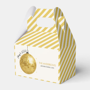 Champagne Disco-Kugel 2026 Silvester Geschenkschachtel