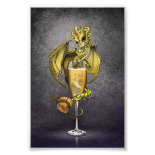 Champagne Dragon 4x6 Print Fotodruck