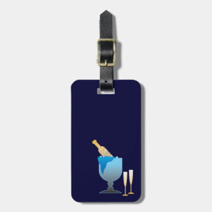 Champagne-Eimer-Gepäckanhänger Gepäckanhänger