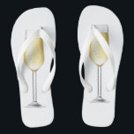 Champagne Flutes Celebration Wedding New Year Flip Flops<br><div class="desc">Dieses Design wurde durch digitale Kunst erstellt und kann personalisiert werden, indem Sie auf den Knopf Anpassen klicken und die Farbe ändern, einen Namen, Initialen oder Ihre Lieblingssprache hinzufügen. Kontaktieren Sie mich unter colorflowcreations@gmail.com , wenn Sie dieses Design für ein anderes Produkt haben möchten. Kaufen Sie meine originale abstrakte Acrylmalerei...</div>