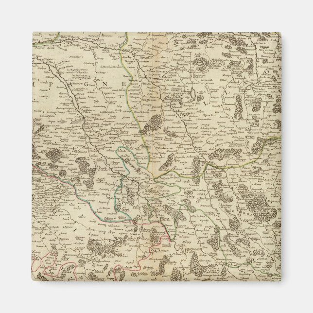 Champagne, Frankreich Magnet (Vorne)