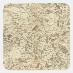 Champagne, Frankreich Quadratischer Aufkleber